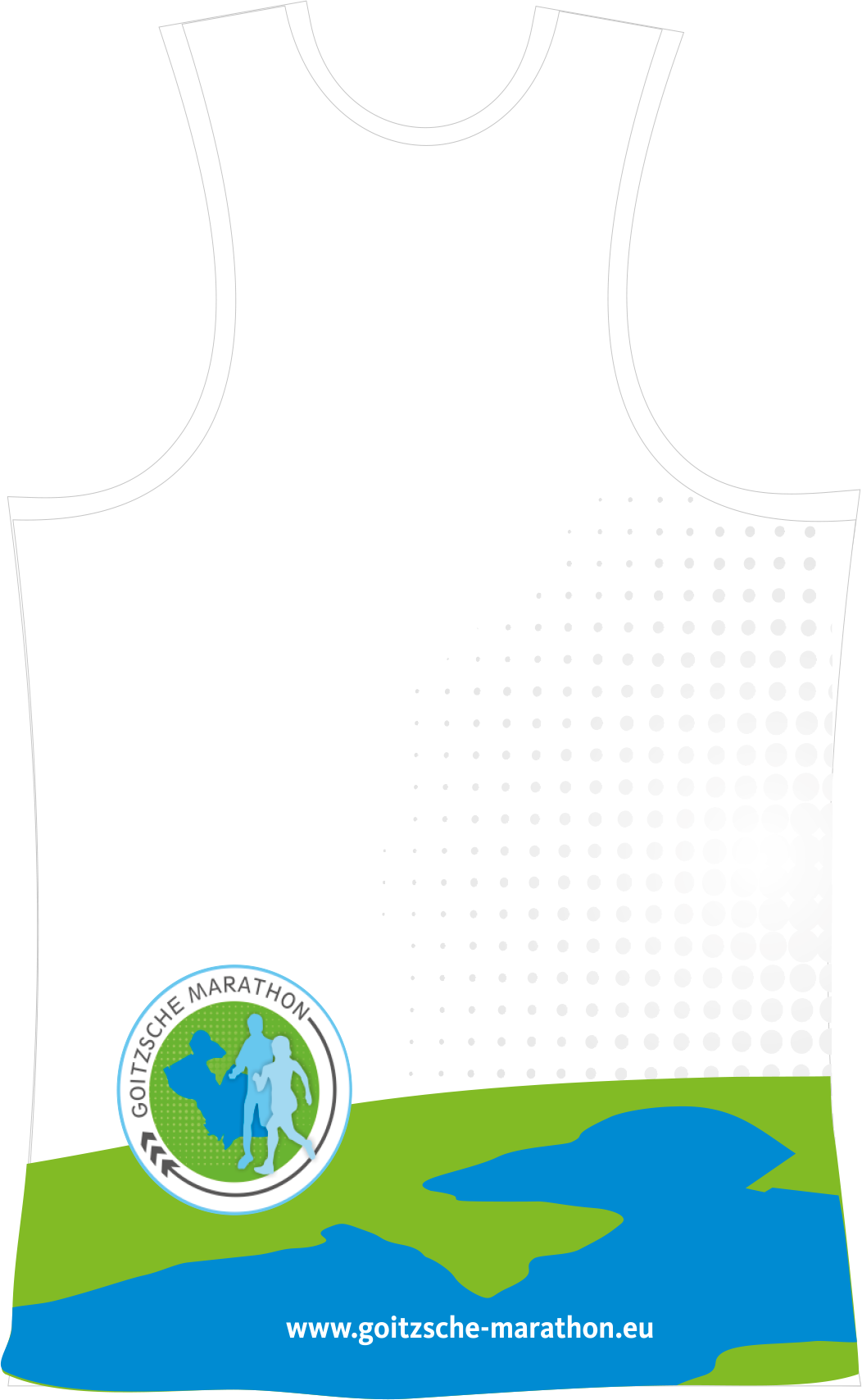 T-Shirt ohne Arm - Rückseite